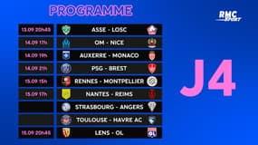 Ligue 1 : Programme TV de la 4e journée et classements