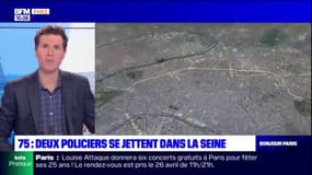 Paris: deux policiers se jettent dans la Seine pour sauver une femme