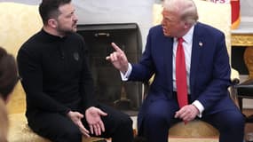 Volodymyr Zelensky et Donald Trump à la Maison-Blanche le 28 février 2025