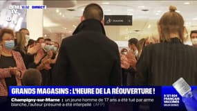 Les premiers clients retrouvent les grands magasins sous les applaudissements