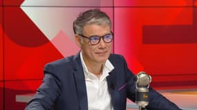 Le Premier secrétaire du Parti socialiste Olivier Faure sur BFMTV-RMC ce mardi 18 juin 2024.