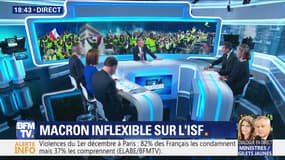 Gilets jaunes: Emmanuel Macron inflexible sur l’ISF
