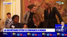 Seine-Maritime: la secrétaire d'État chargée de l'Enfance en déplacement à Rouen