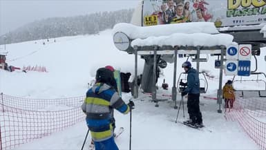 Le retour de la neige à Montgenèvre