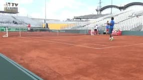 Coupe Davis : 1er entraînement des Bleus en Guadeloupe
