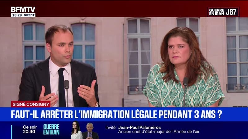 SIGNÉ CONSIGNY - Faut-il arrêter l'immigration légale pendant trois ans ? - 25/05