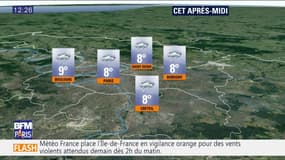 Météo Paris Île-de-France du 2 janvier: Temps maussade cet après-midi