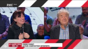  #GrandOral - "Je n'ai pas eu une enfance joyeuse, mais à chaque fois que je vous écoutez @pierreperret, j'étais heureuse !" @ElinaDumont #GGRMC