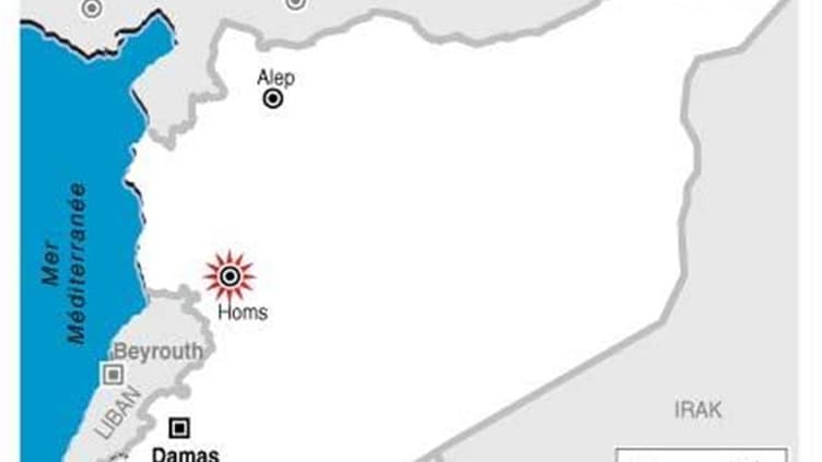 UN QUARTIER DE HOMS BOMBARDÉ PAR L'ARMÉE SYRIENNE