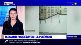 Lyon: polémique après la découverte d'un tag anti-police