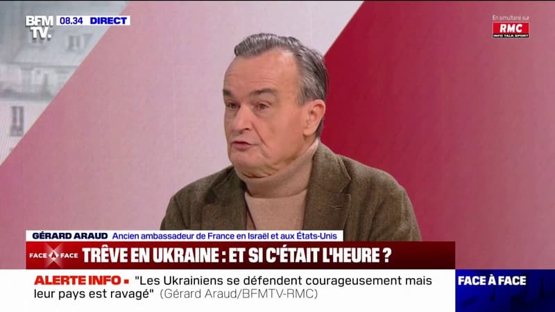 Ukraine: Je ne vois pas comment on pourrait avoir un traité de paix, explique l'ex-ambassadeur de France aux États-Unis, Gérard Araud