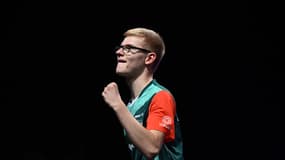 Félix Lebrun en finale du WTT Champions de Montpellier, 27 octobre 2024