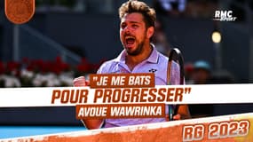 Roland-Garros : "Je me bats pour progresser" avoue Wawrinka (38 ans)