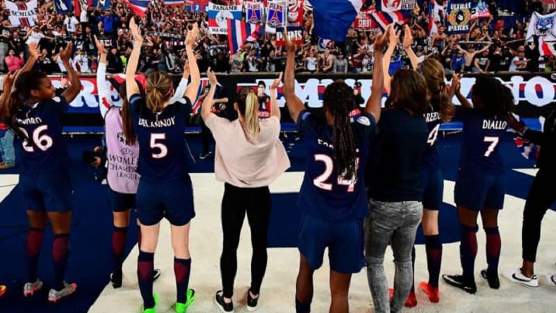 Les joueuses du PSG