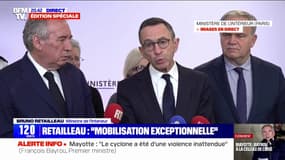 Cyclone à Mayotte: "L'hôpital a été endommagé (...) mais l'électricité est revenue", affirme Bruno Retailleau