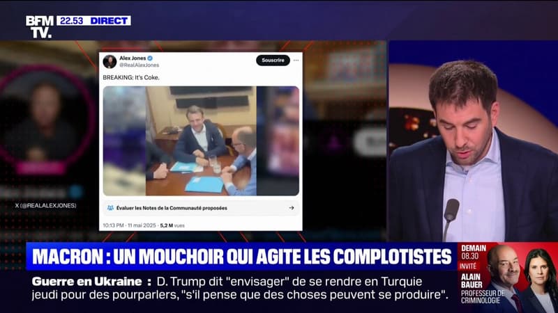 L'RIL DE RAPHAËL - Macron: un mouchoir qui agite les complotistes