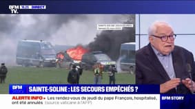 Sainte-Soline: "Les violences légitimes" doivent être "proportionnées", rappelle Henri Leclerc, ancien président de la Ligue des droits de l'Homme
