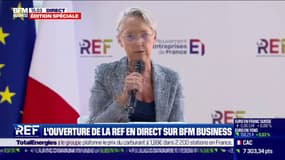 Elisabeth Borne à l'ouverture de la REF