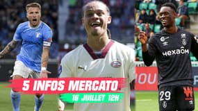 Simons, Immobile, Balogun... les 5 infos mercato du 16 juillet 2023 à la mi-journée