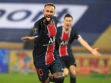 Neymar lors de Lens-PSG