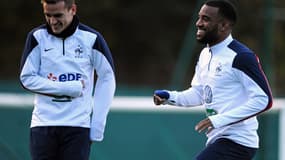 Antoine Griezmann et Alexandre Lacazette
