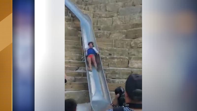 Le toboggan a été obligé de fermer après les blessures de plusieurs utilisateurs.