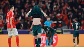 Le Monégasque Mika Biereth face à Benfica en Ligue des champions