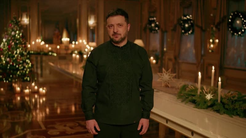 "Qu'il périsse": le sous-entendu de Volodymyr Zelensky à Vladimir Poutine lors de ses voeux de Noël