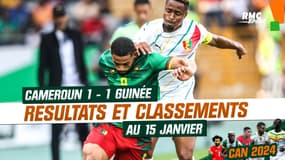 CAN2023 : Le Cameroun tenu en échec par la Guinée, résultats et classements