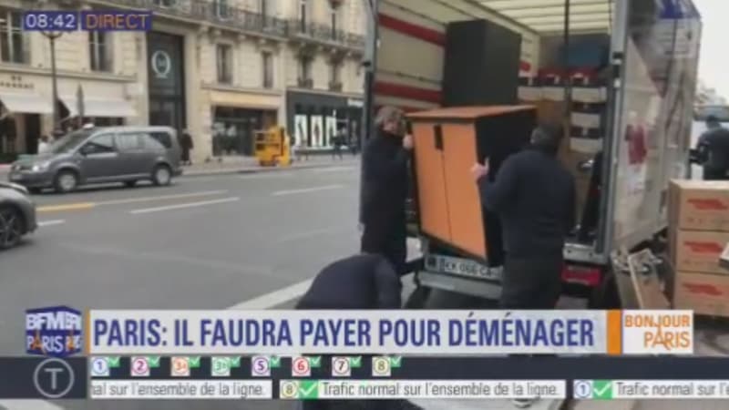 Bientôt il faudra payer pour stationner lors d'un déménagement