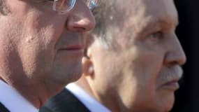 François Hollande et Abdelaziz Bouteflika