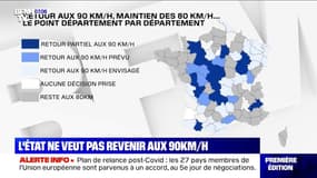 L'État ne veut pas revenir aux 90 km/h sur le réseau secondaire