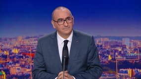 Le ministre de l'Intérieur Laurent Nuñez sur le plateau de BFMTV ce mercredi 21 janvier 2026. 