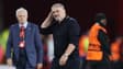 Ange Postecoglou lors du match Nottingham Forest-Midtjylland (2-3, Ligue Europa), le 2 octobre 2025