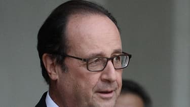 François Hollande et Manuel Valls à la sortie de l'Elysée le 28 septembre dernier.