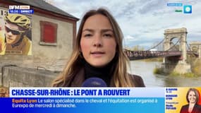 Chasse-sur-Rhône : le pont a rouvert