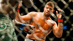 Alistair Overeem dans l'octogone de l'UFC en décembre 2019