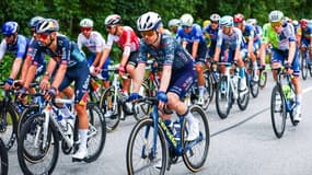 Le peloton du Tour de France, le 3 juillet 2024