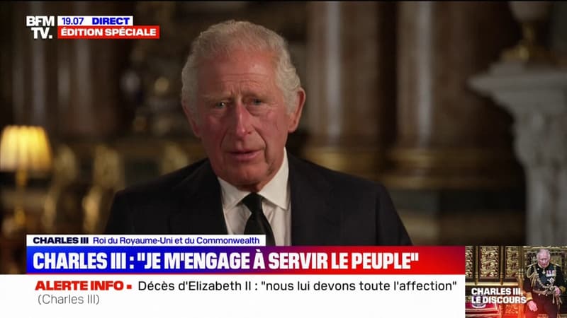 Le roi Charles III exprime son 