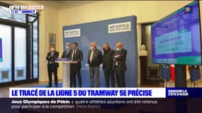 Nice-Côte d'Azur: le tracé de la ligne 5 du tramway se précise