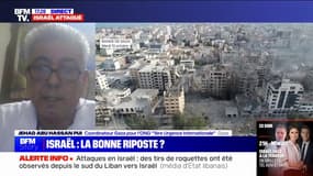 "Il n'y a pas un endroit pour fuir à Gaza": Jehad Abu Hassan Pui, coordinateur à Gaza de l’ONG “1ère Urgence Internationale”, témoigne sur BFMTV