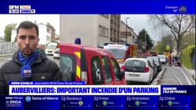 Aubervilliers: un incendie se déclenche dans un parking, des centres de loisirs évacués