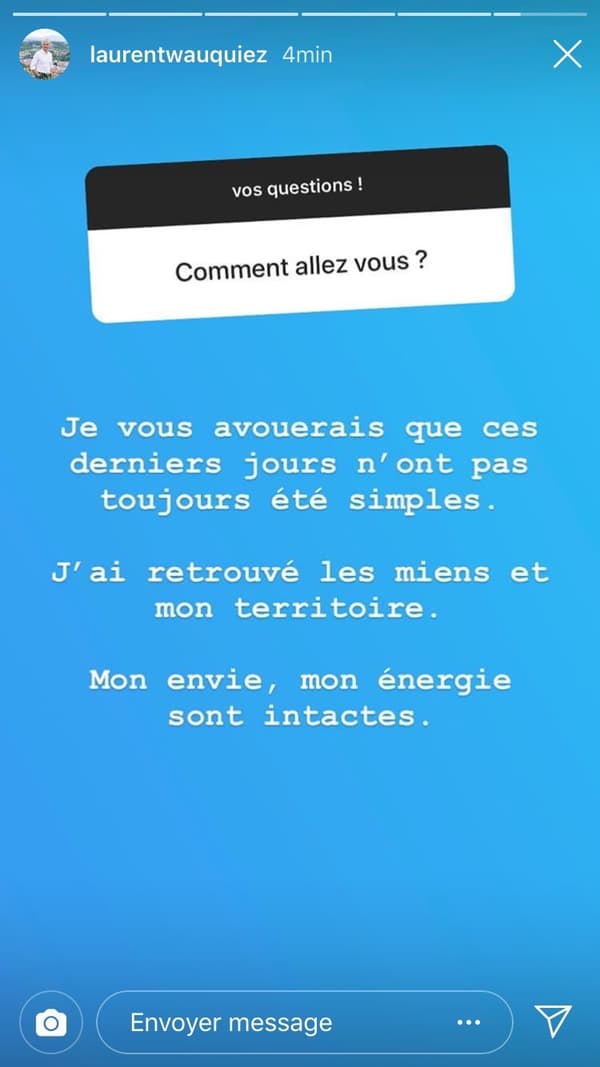 Laurent Wauquiez lève un coin de voile sur son ressenti trois jours après sa démission de la présidence de LR