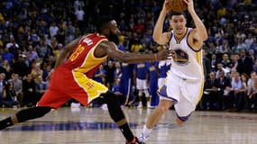 James Harden et Klay Thompson