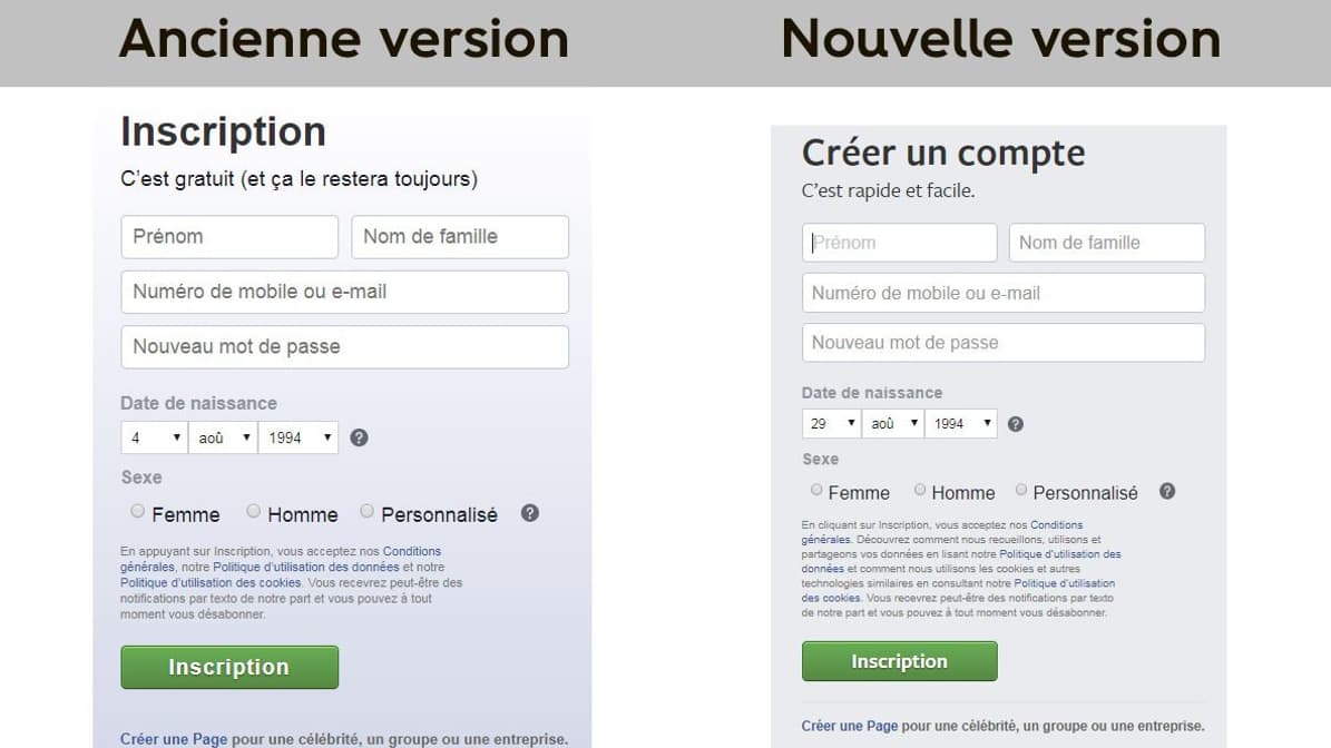 Le nouveau slogan de Facebook. 