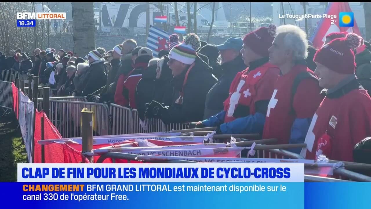 Pas-de-Calais: clap de fin pour les mondiaux de cyclo-cross à Liévin