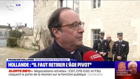 Réforme des retraites: pour François Hollande, "Il faut retirer l'âge pivot"