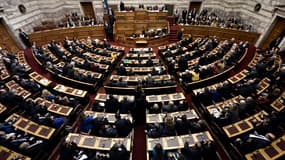 Le parlement grec lors du deuxième tour de l'élection présidentielle, le 17 décembre dernier.