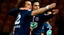 David Luiz et Edinson Cavani (PSG)
