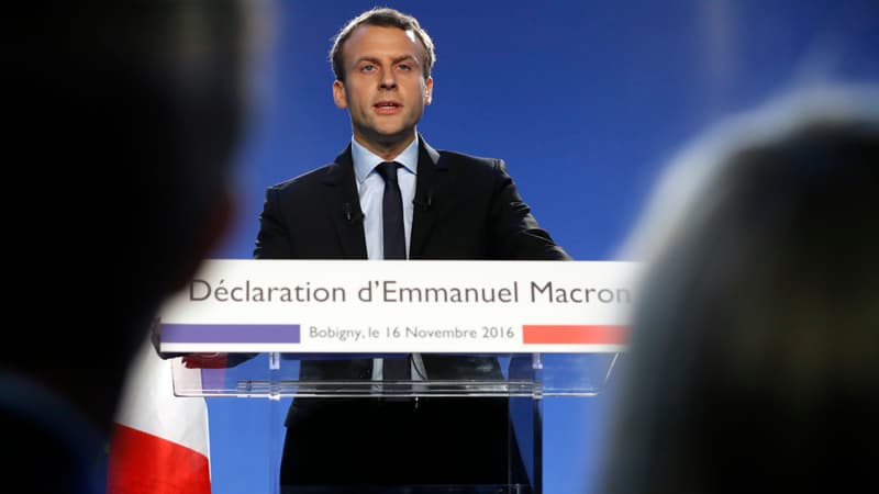 Emmanuel Macron, candidat à la présidentielle.